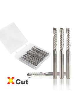 10xEnd Mill 1 Flute for wood and plastic ø3.175
 ø-1/8" (3.175mm) Fixing Diameter-1/8" (3.175mm) Lc-22