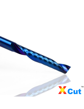 10xFraise 1 Dent XCut Blue ø3.175mm