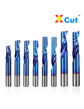 1 Flute End Mill  ø4 ø6 ø8mm XCut Blue