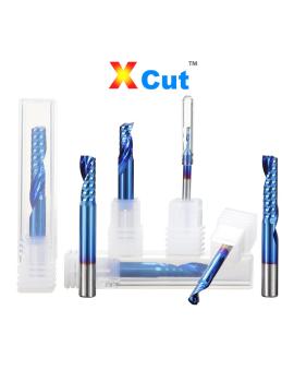 Fraise 1 Dent ø4 ø6 ø8mm XCut Blue