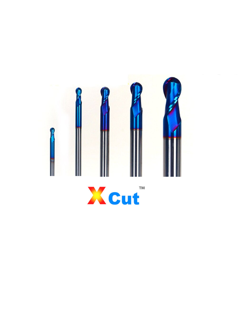 Molino de extremo redondo | Tratamiento Carbide XCUt Azul