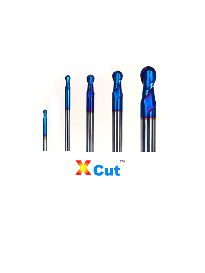 Round End Mill | Carbide XCUt Blue Treatment