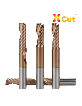 Xcut Gold 1 Tooth Milling Cutter | TiCN treated carbide for metals ...