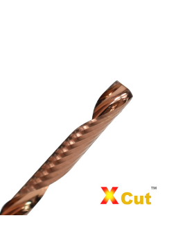 Fraise 1 Dent Xcut Gold| Carbure traité TiCN pour métaux ...