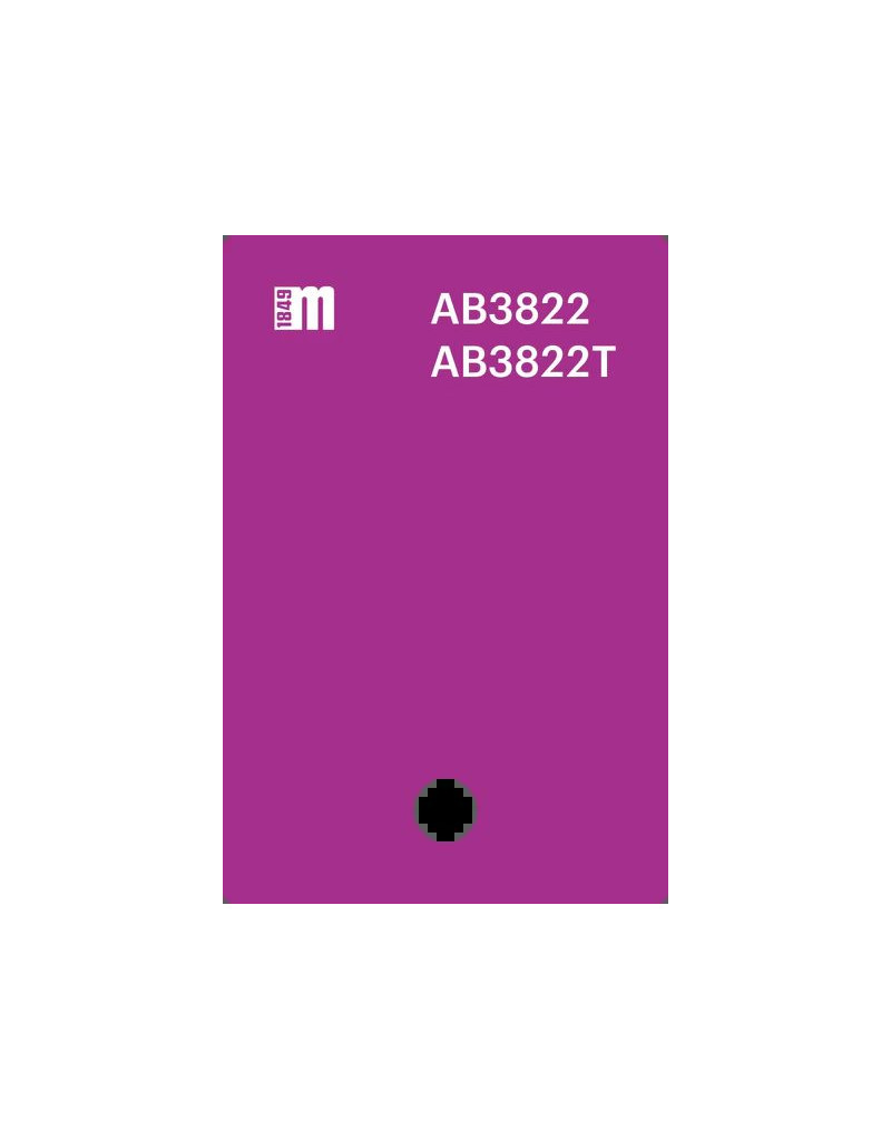 AB3822- transparent purple orchid