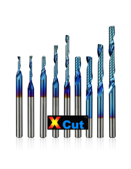 Fresa de 1 diente Xcut Azul | Carburo tratado para metales ...