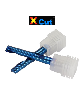 Fraise 1 Dent Xcut BLue| Carbure traité pour métaux ...