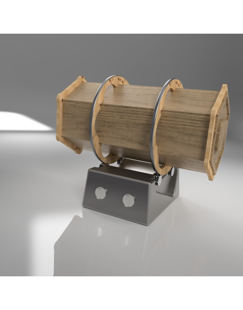 Tonel de pulido 2 × 12 monturas – Acabado de gafas en acetato | Maquinaria para óptica