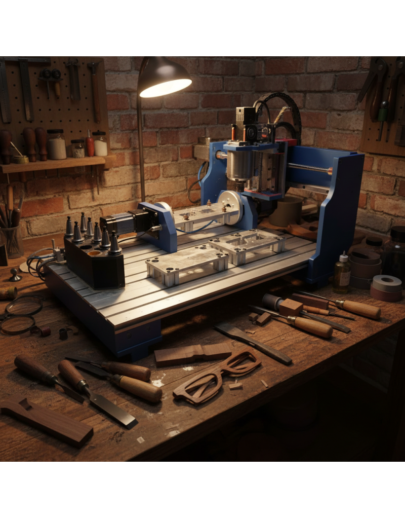 CNC 4 Axes ATC pour la lunetterie