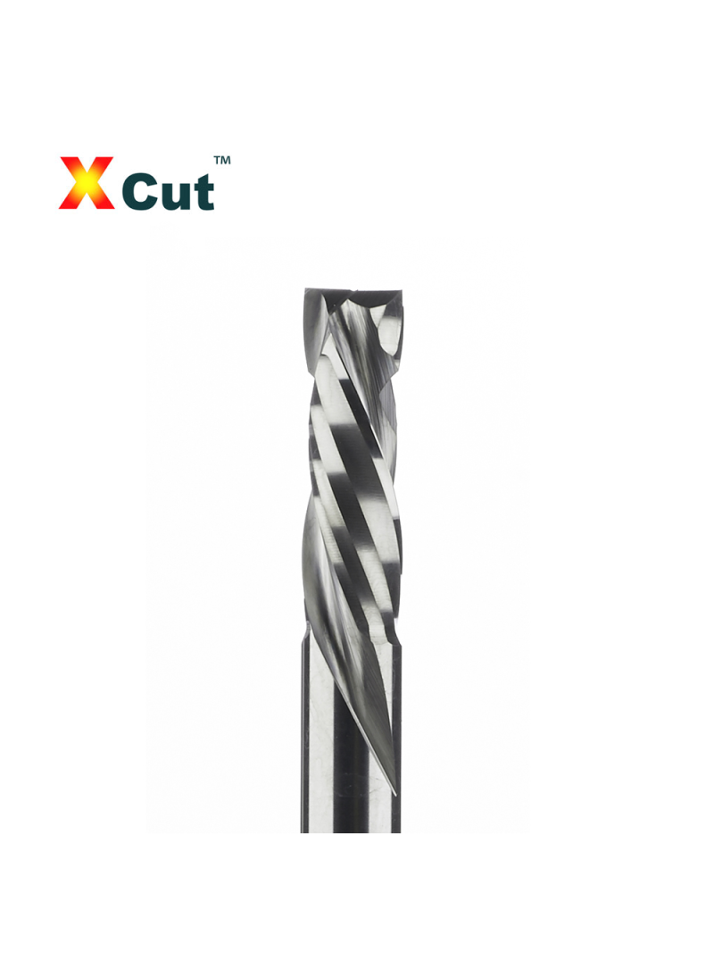 Woodwork UP & DOWN Cut 2 Flutes Spiral Carbide Milling