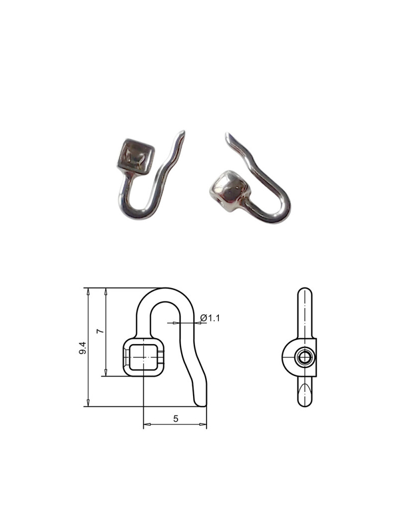 Supports de plaquettes à visser / 50 Paires