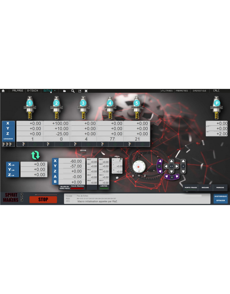 Spirit of Maker ATC pour Mach3 | Pour changeur d'outils ATC