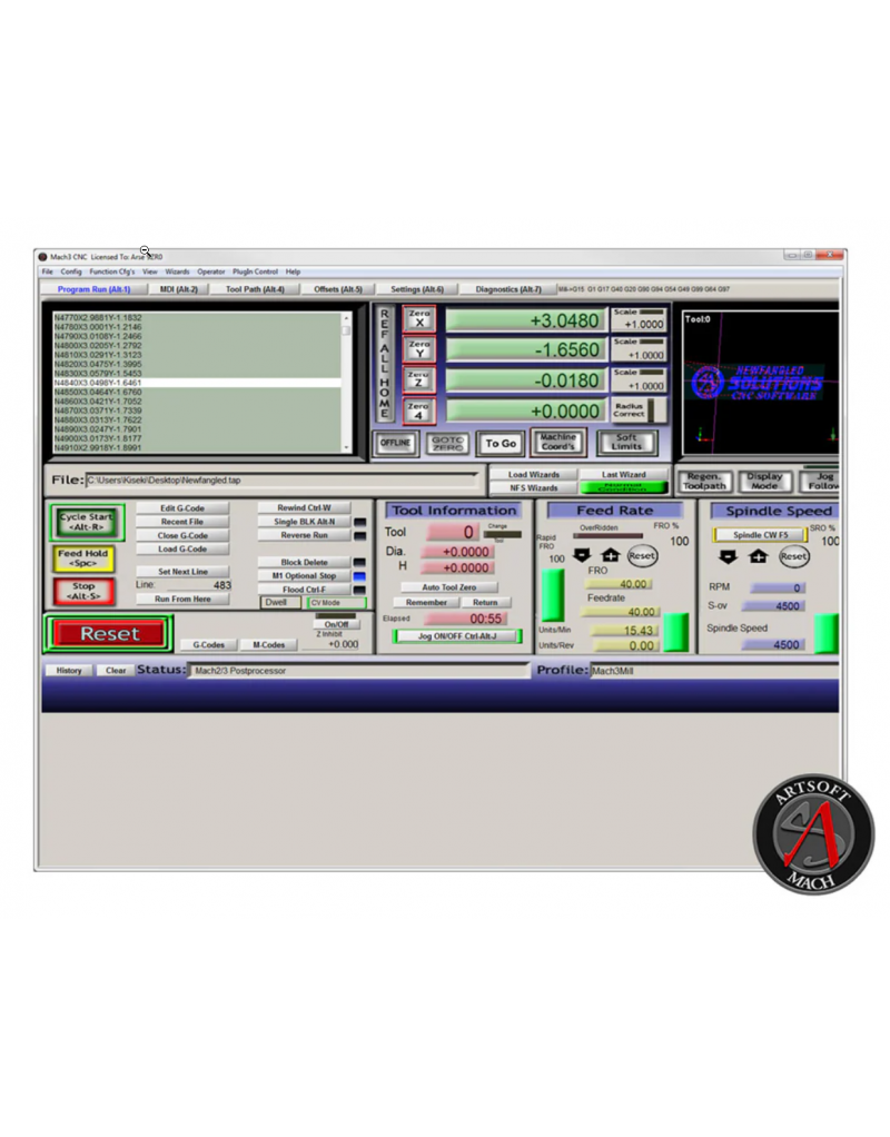 MACH3 CNC Version Standard