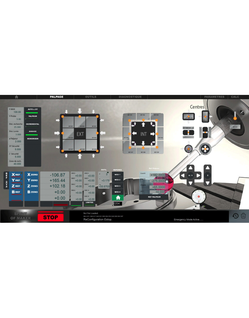 Addon de palpador para Mach3